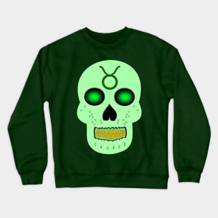 Taurus Star Sign Skull Crewneck Sweatshirt